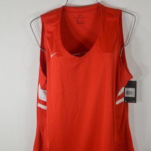 Nike Woman's Basketball Jersey 2XL Sleeveless Tank Red White NWT